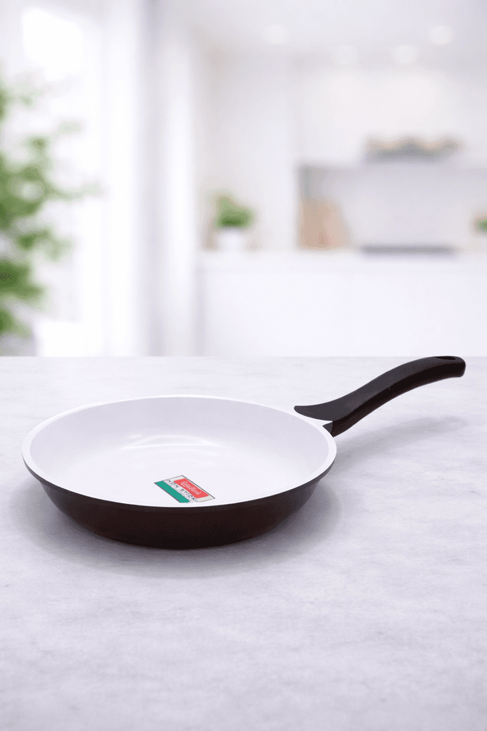 Ceramic 24cm Pan - Dark Brown
