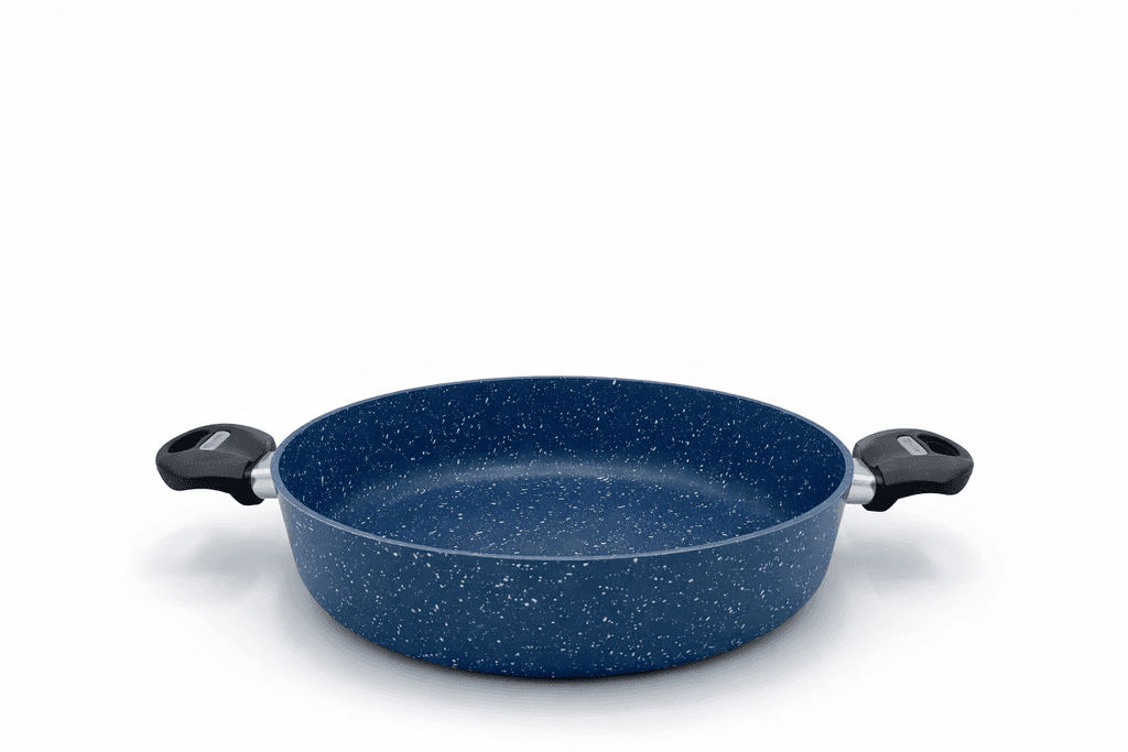 Vitrinor 28cm Granite Pan - Blue