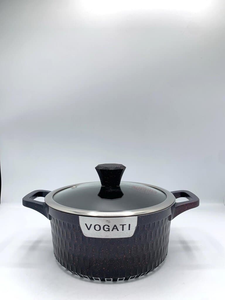 Vogati Granite Coating Cookware Set - Dark Red 3
