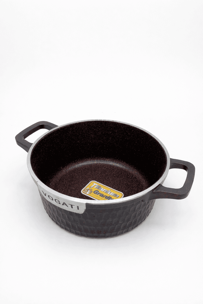 Vogati Granite Coating Cookware Set - Dark Red 4