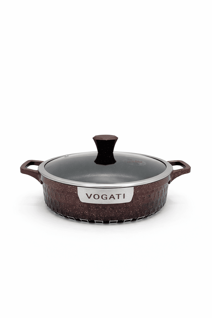 Vogati Granite Coating Cookware Set - Dark Brown 2