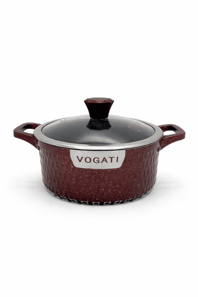 Vogati Granite Coating Cookware Set - Dark Brown 3