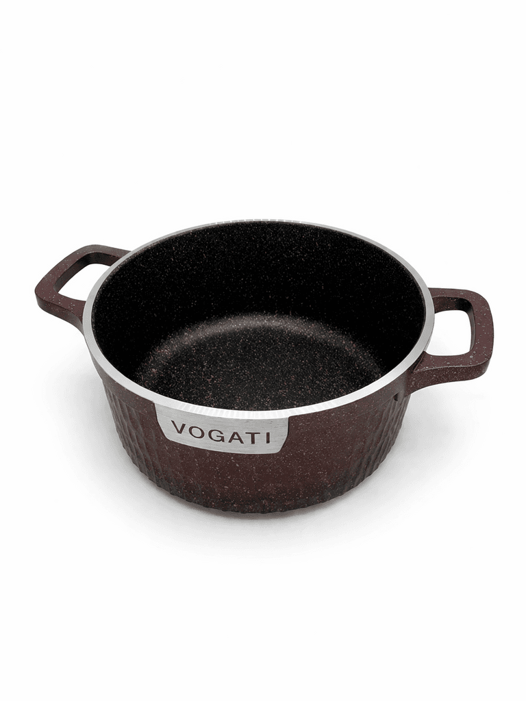 Vogati Granite Coating Cookware Set - Dark Brown 4