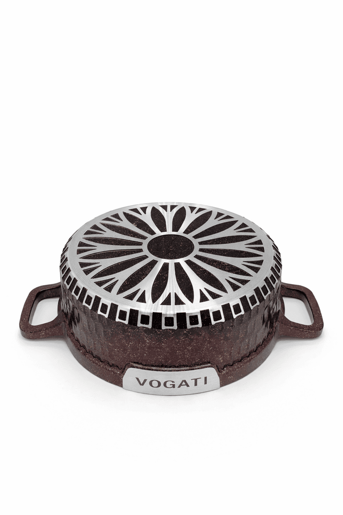 Vogati Granite Coating Cookware Set - Dark Brown 5