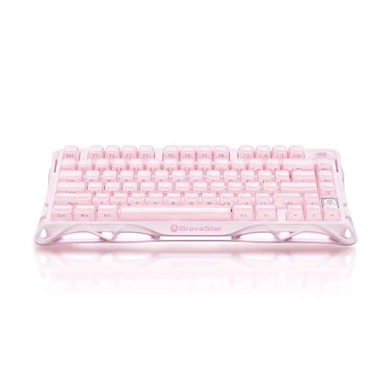 GravaStar Mercury K1 Wireless Mechanical Gaming Keyboard – Sakura Pink