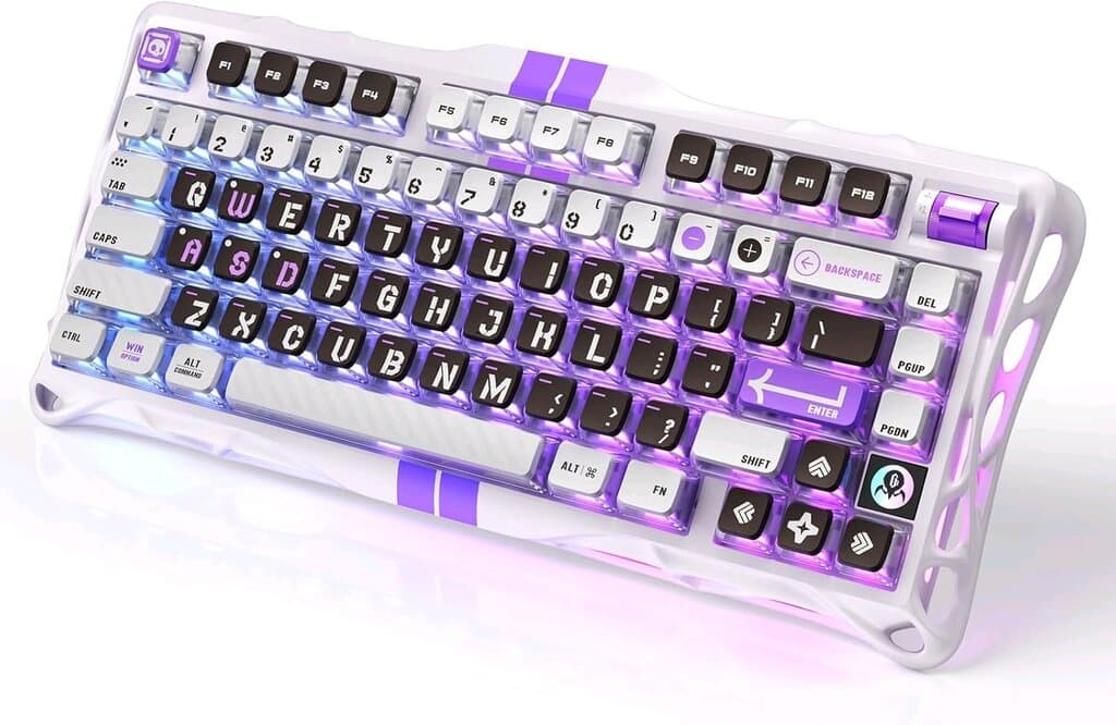 GravaStar Mercury V75 Special Edition Wireless Mechanical Gaming Keyboard – Mecha Gray