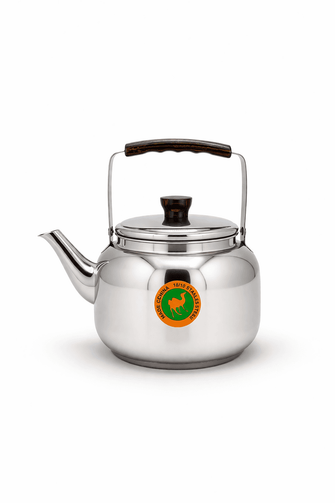 Stainless Steel Tea Kettle - Silver (M)