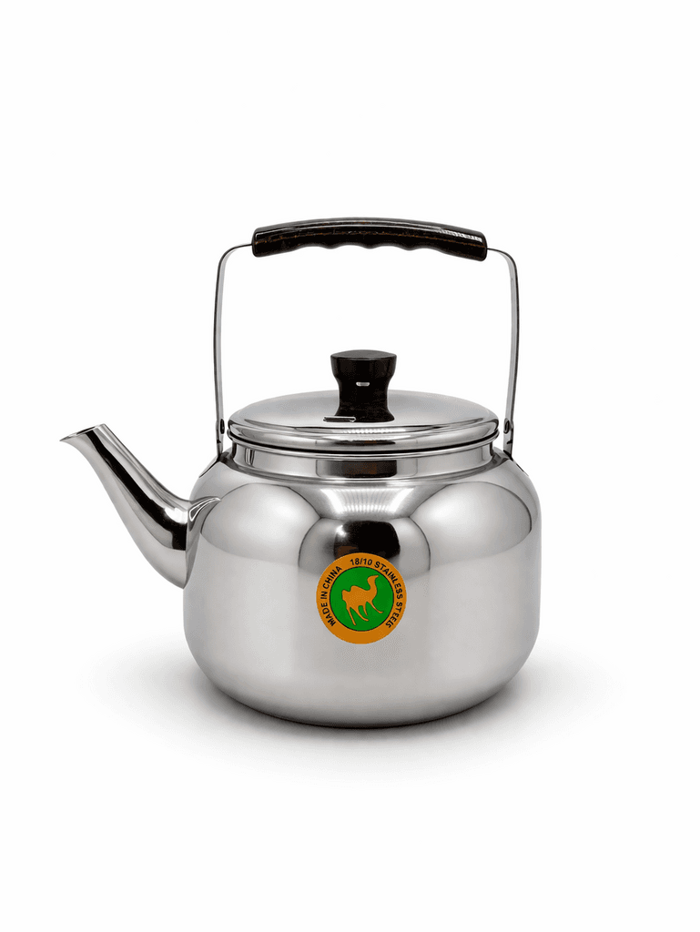 Stainless Steel Tea Kettle - Silver (L)