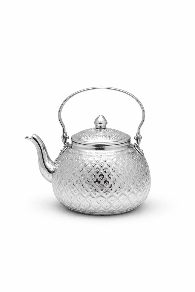 Stainless Steel Teapot - Silver (L)