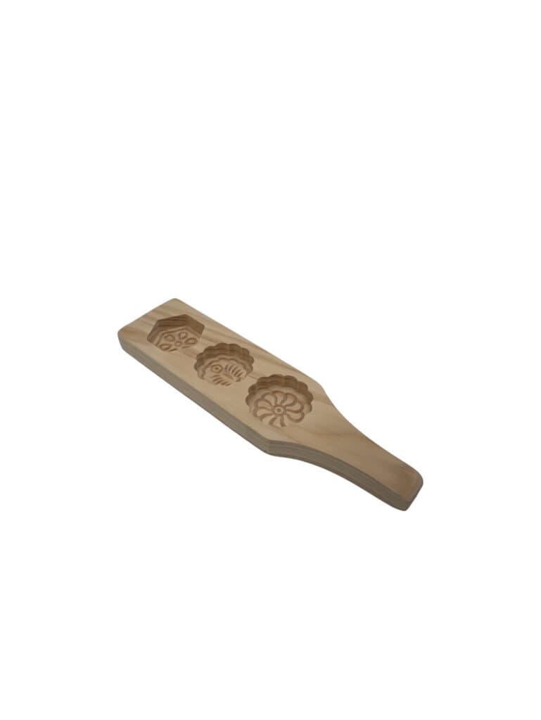 Wooden Cookie Mold - Light Brown 1