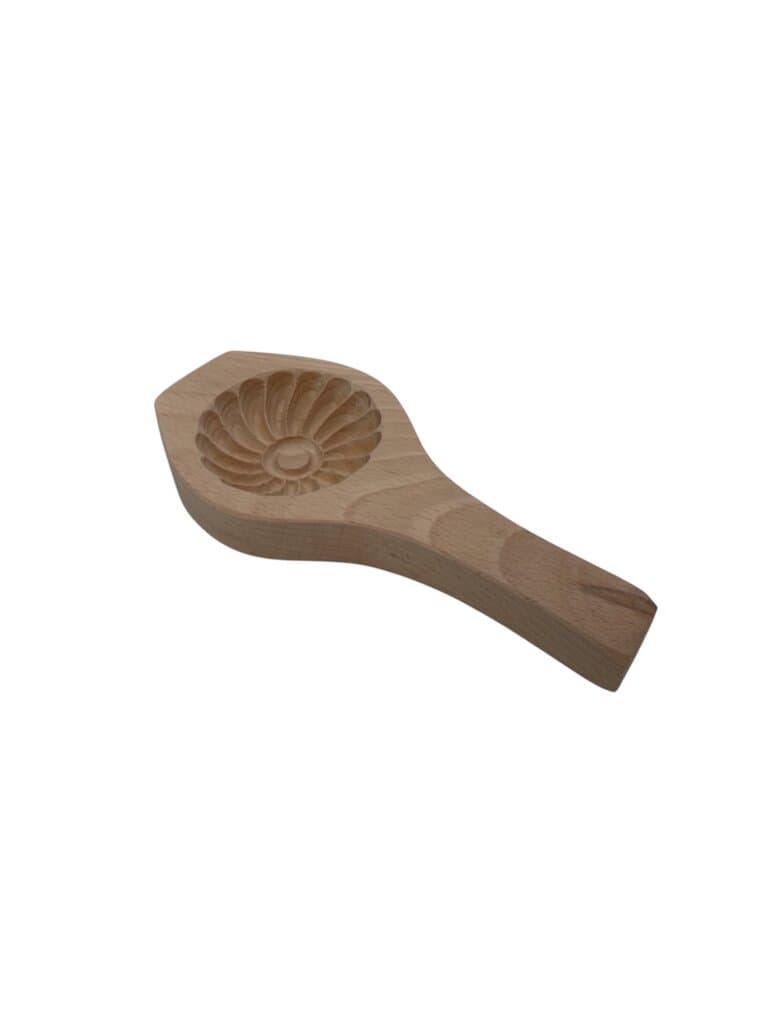 Wooden Cookie Mold - Light Brown