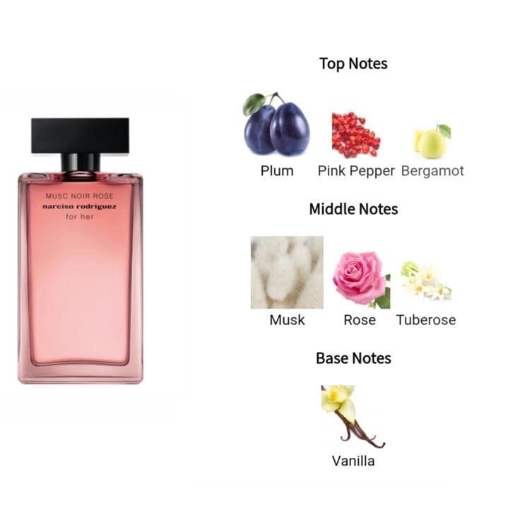 Narciso Rodriguez Musc Noir Rose for Her - EDP (100ml) 3