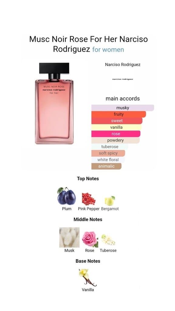 Narciso Rodriguez Musc Noir Rose for Her - EDP (100ml) 4