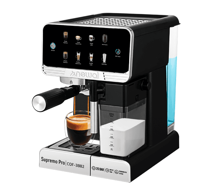 Newal Espresso Machine - COF-3882 (Silver)