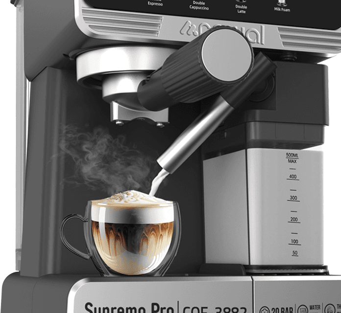 Newal Espresso Machine - COF-3882 (Silver) 3