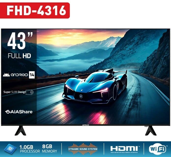 Newal Full HD Smart TV 43" - FHD-4316