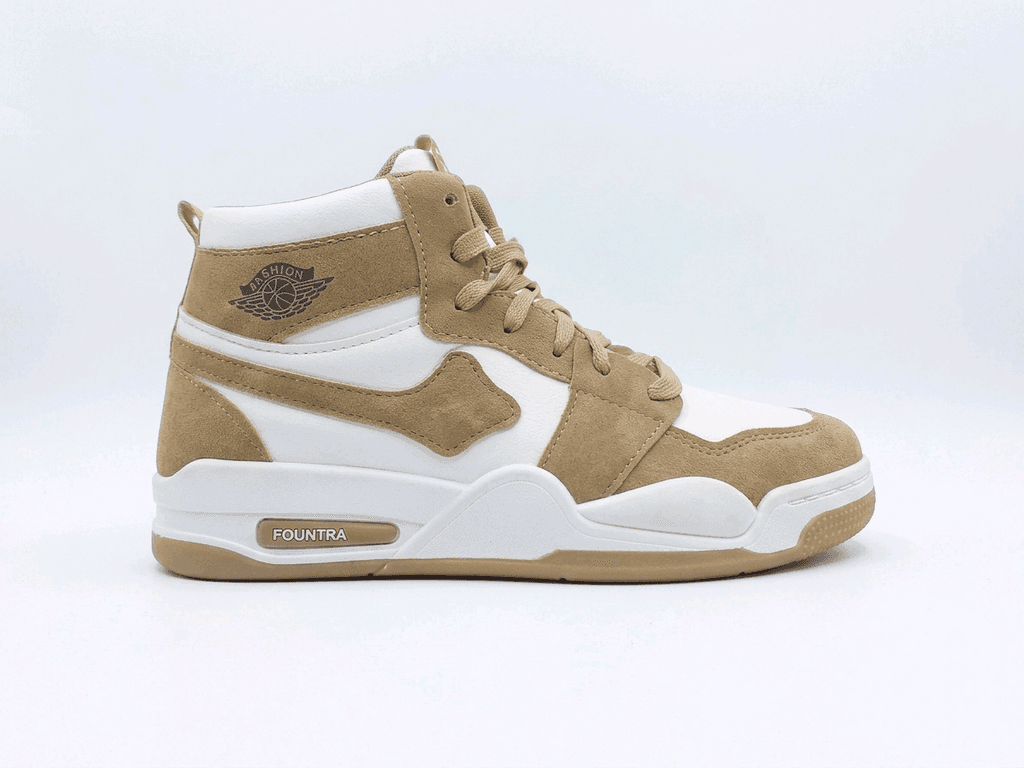 FOUNTRA Men's High-Top Sneakers - Modern Design, Ultimate Comfort for Walking and Sports