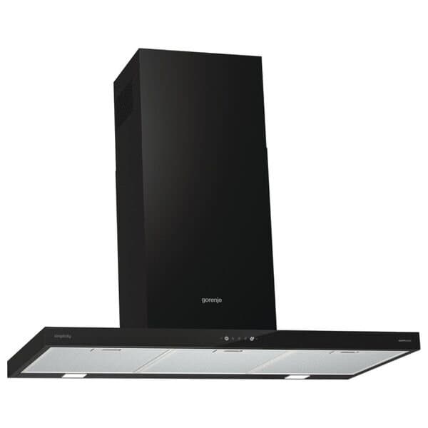 Gorenje 90cm Kitchen Hood - WHT9SYB (Black)