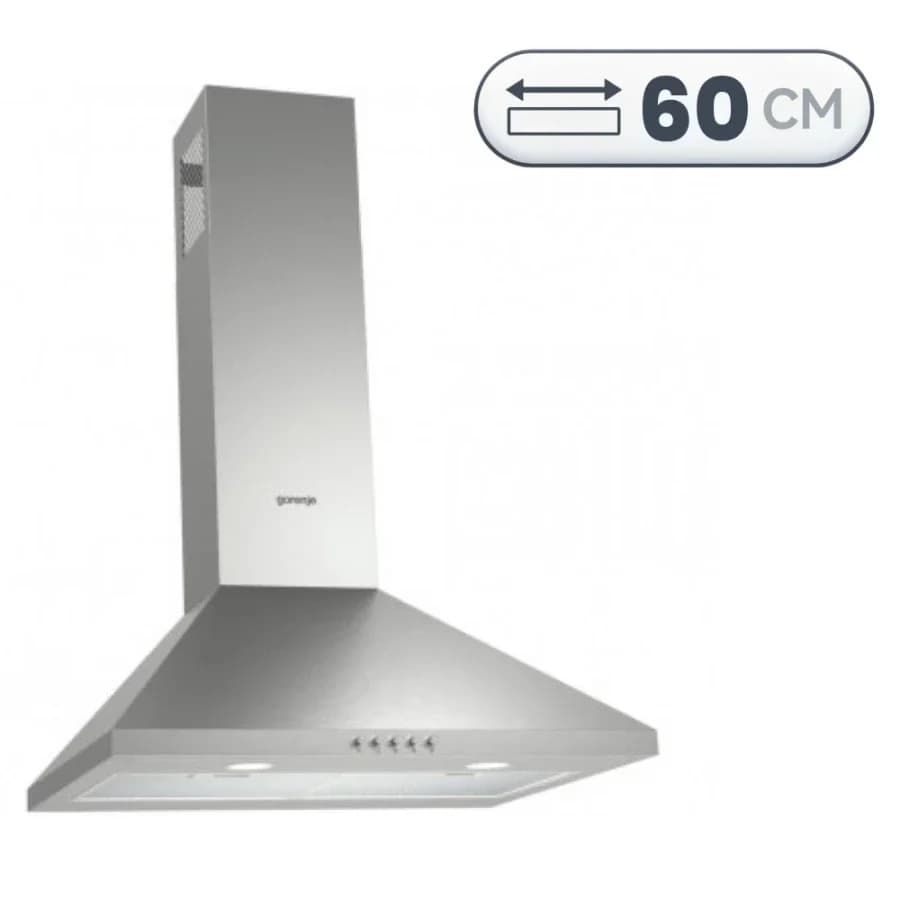 Gorenje 60cm Kitchen Hood - WHC623E14X (Silver)