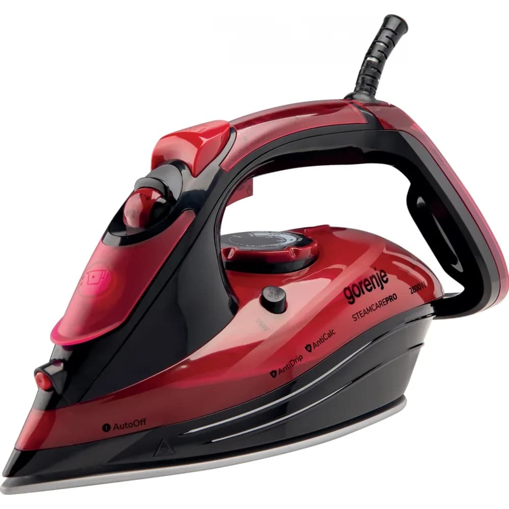Gorenje 3000W Steam Iron - SIH2800BF (Red)