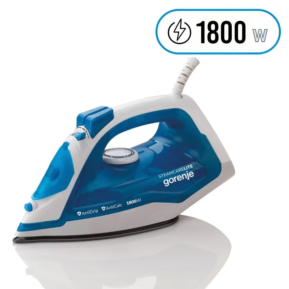 Gorenje 1800W Steam Iron - SIH1800BLT (Blue)