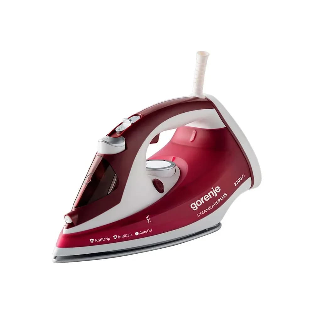 Gorenje 2200W Steam Iron - SIH2200RBC (Red)