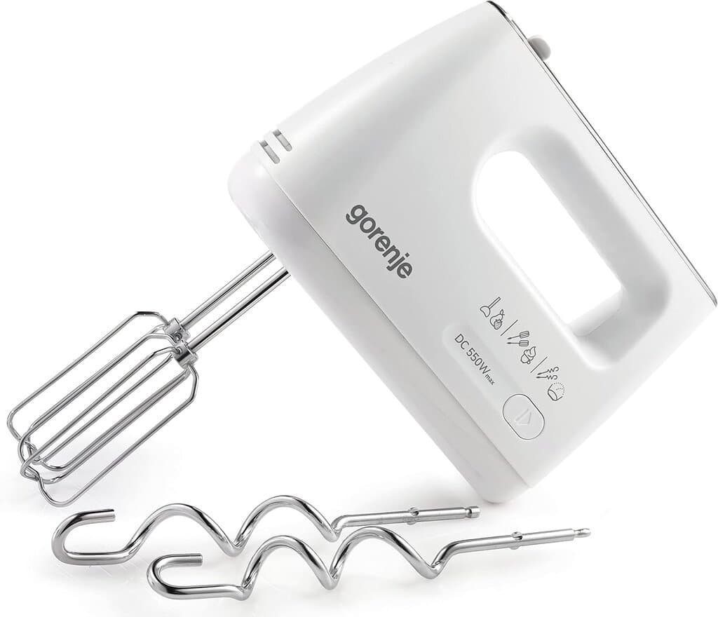 Gorenje 550W 5 Programs Hand Mixer - M550CSDC (White)