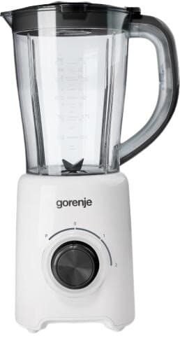 Gorenje 500W 1.5L Powerful Blender With Plastic Jug - B500XG (White)