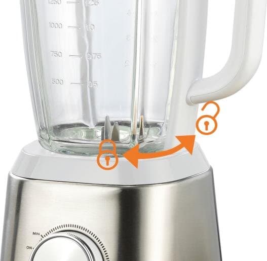 Gorenje 1400W 1.75L Food Blender Stainless Steel - B1400E (White) 5