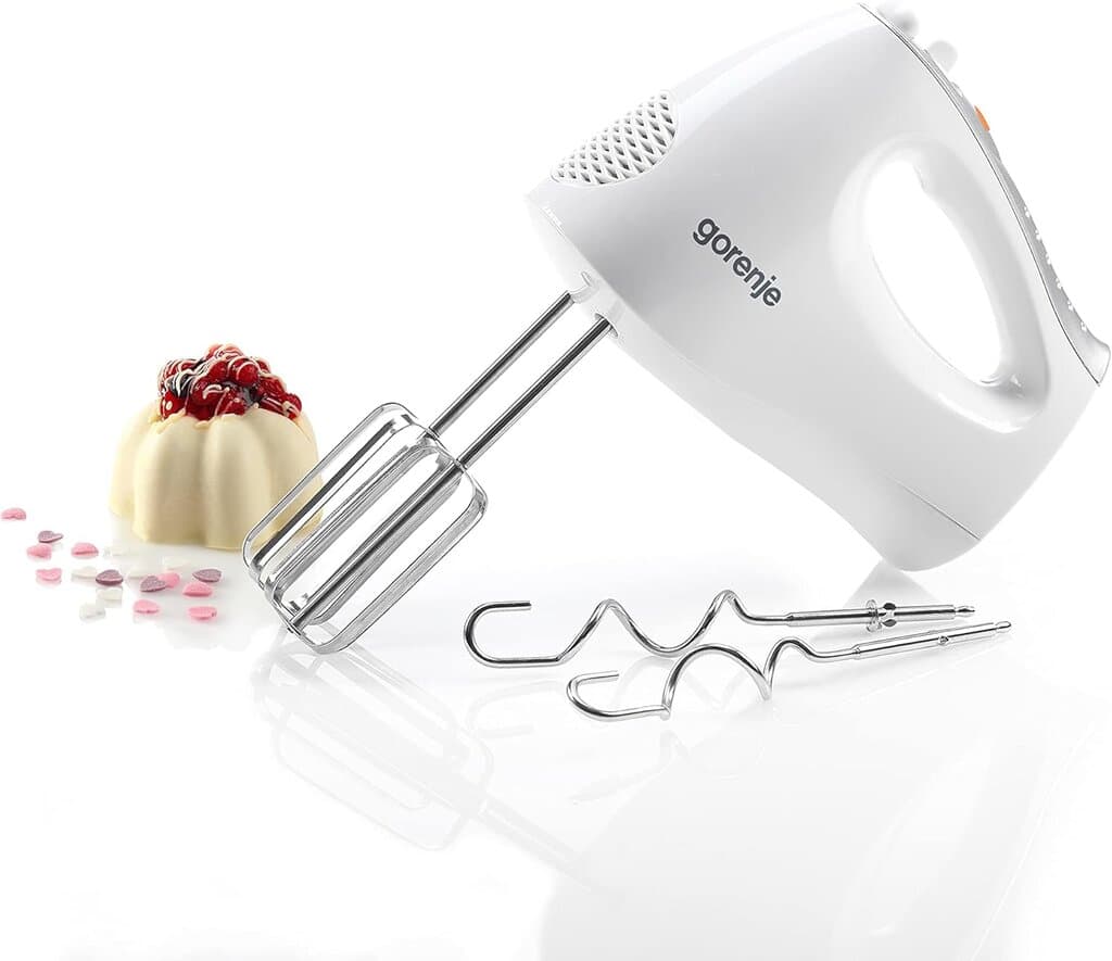 Gorenje 450W 5 Programs Hand Mixer - M450WS (White) 4