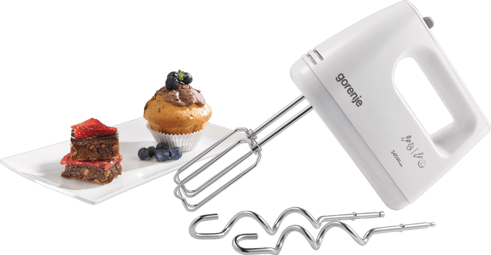 Gorenje 340W 5 Programs Hand Mixer - M360CW (White) 2