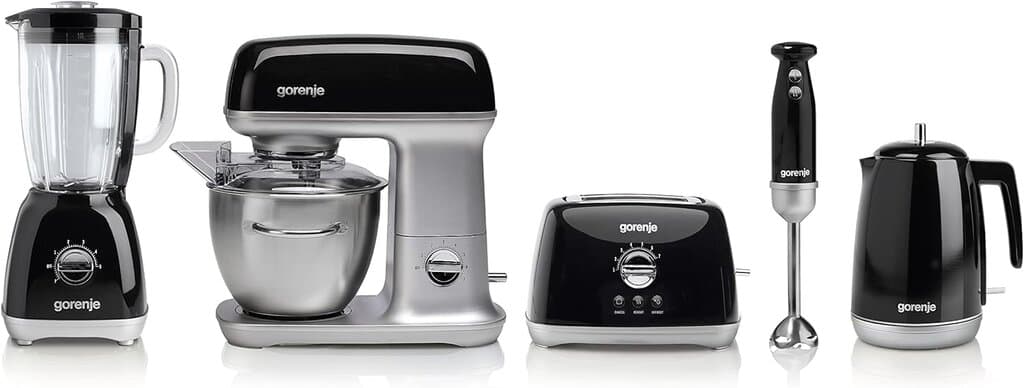 Gorenje 4.5L 1000W With 7 Speed Stand Mixer - MMC1000RLBK (Black) 4