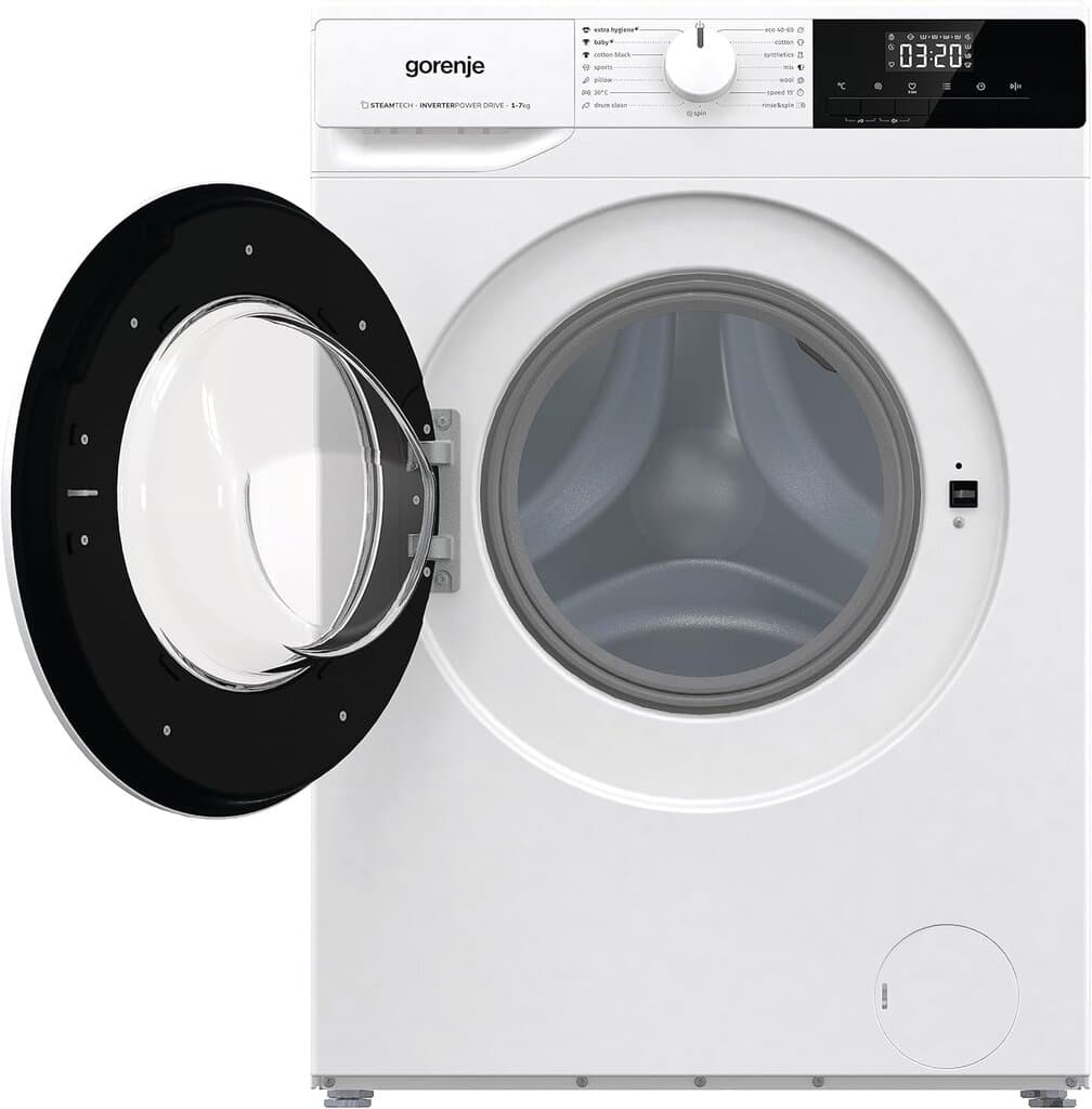 Gorenje 7 kg Automatic Front Load Washing Machine - WNHPI72SCS (White) 4