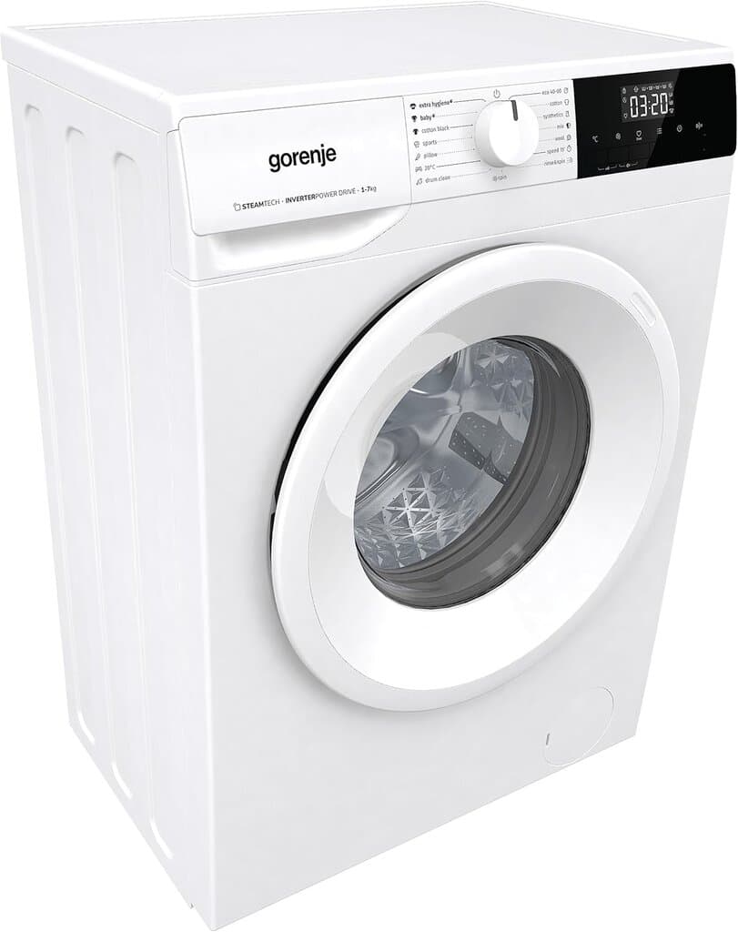 Gorenje 7 kg Automatic Front Load Washing Machine - WNHPI72SCS (White) 5