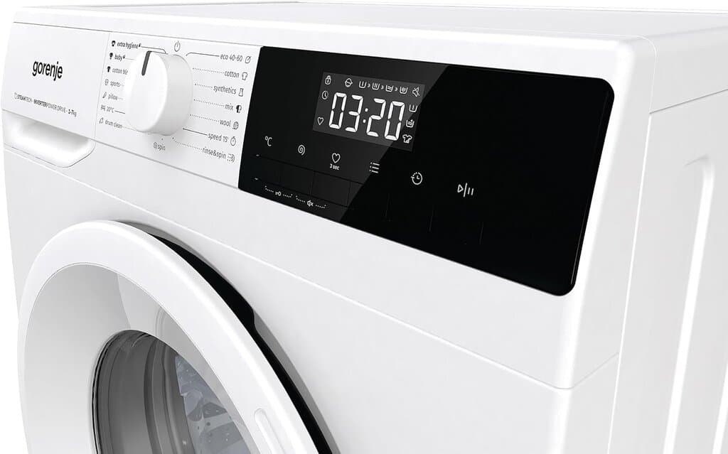 Gorenje 7 kg Automatic Front Load Washing Machine - WNHPI72SCS (White) 6