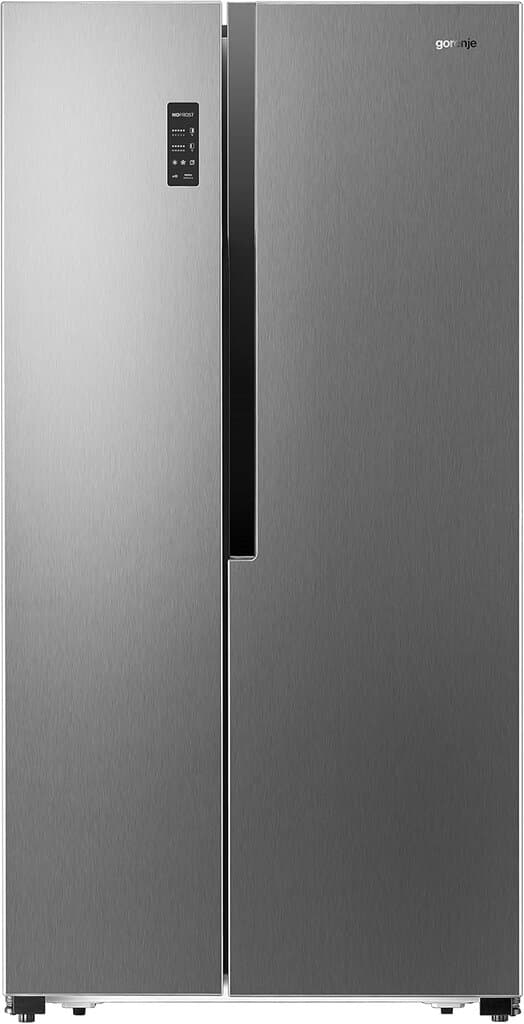 Gorenje 566L Side By Side No Frost Refrigerator - NRS9182MXUK (Inox)