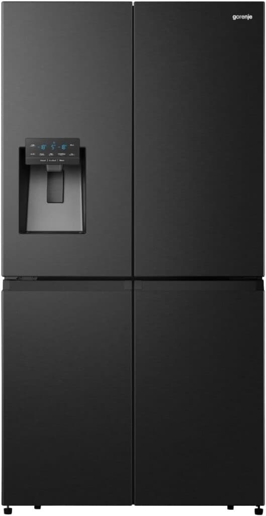 Gorenje 565L 4 Doors No Frost Refrigerator - NRM9181SBI (Black)