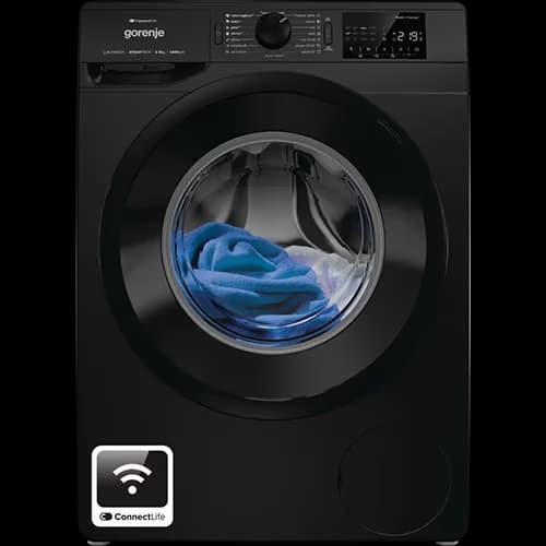 Gorenje 8 kg Front Load Washing Machine - WPNEI84A1SW/B (Black)