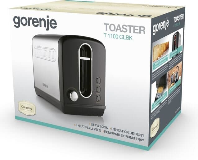 Gorenje Toaster - T1100CLBK (Black) 3