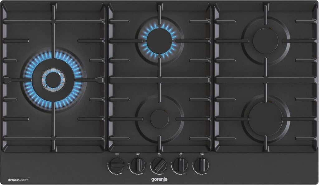 Gorenje 90cm 5 Burners Electric Cooktop - GW951MB (Black)