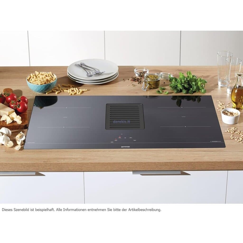 Gorenje 3000W Induction Hob With Integrated Hood - HET949BSC (Black) 6