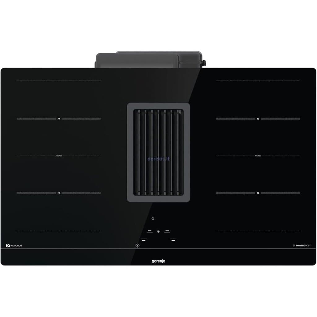 Gorenje 3000W Induction Hob With Integrated Hood - HET949BSC (Black)