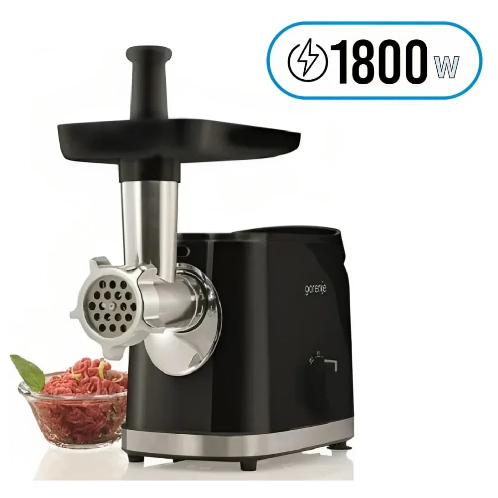 Gorenje 1800W 2.1 kg Meat Grinder - MG1802B (Black)