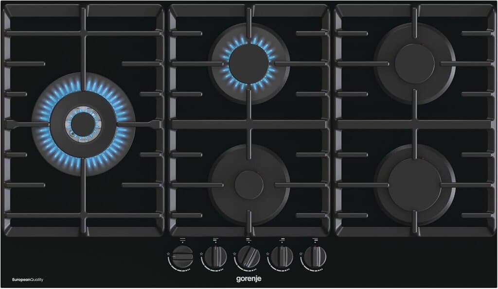 Gorenje 90cm 5 Burners Electric Cooktop - GCW951B (Black) 2