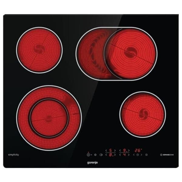 Gorenje 60cm 4 Burners Electric Cooktop - ECT643SYB (Black) 2