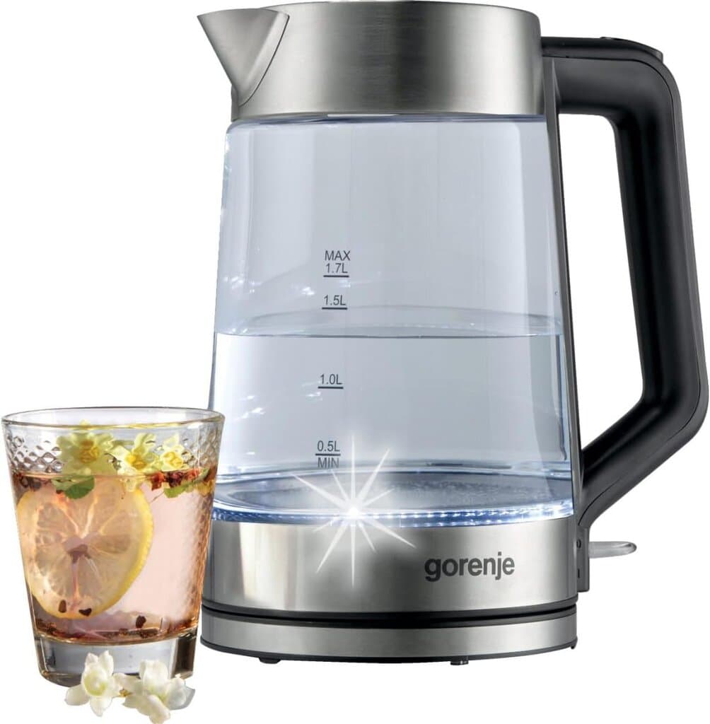 Gorenje 1.7L 2200W Kettle - K17GED (Silver) 2