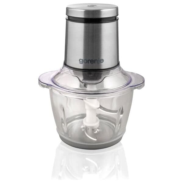 Gorenje 450W 1.25L Glass Bowl Chopper Double Blade - S450XE (Silver)