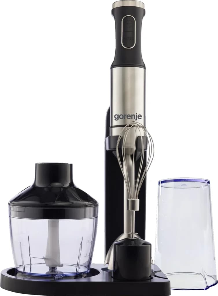 Gorenje 1000W Hand Mixer Set - HBX1000EB (Black+Steel)
