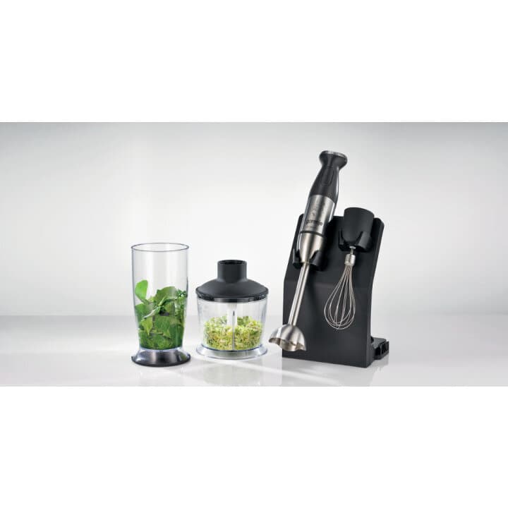 Gorenje 800W 0.5L Hand Mixer - HBC807QB (Silver&Black) 4