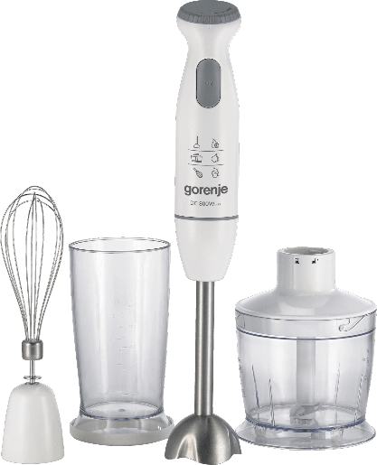 Gorenje 800W 0.5L Hand Mixer - HBC804QW (White)